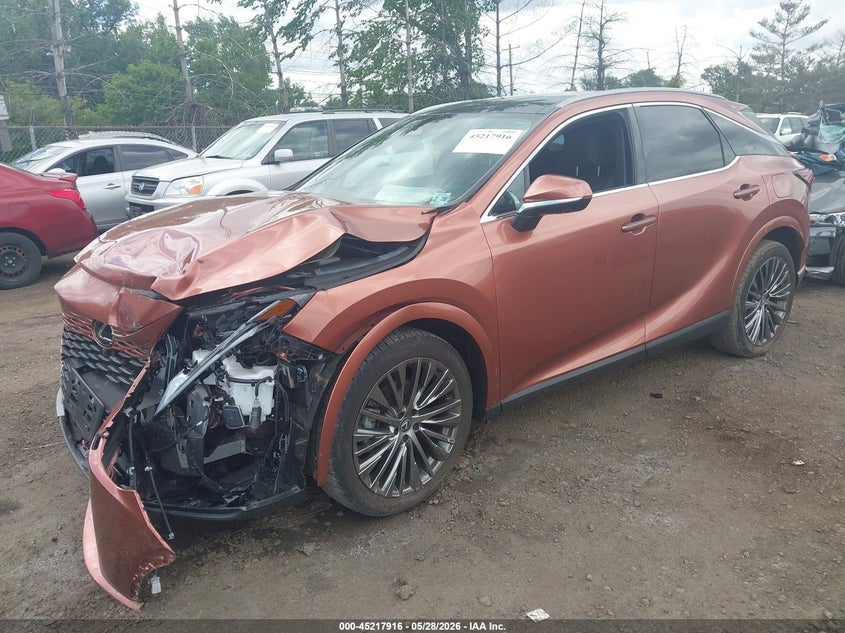 2023 Lexus Rx VIN 2T2BAMCA1PC019556 IAAI salvage auction — FRONT END, Salvage Title, sold $24,650 on 2026-07-27 (photo 2)