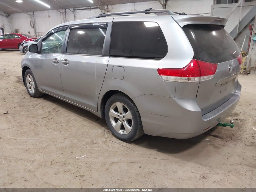 2013 Toyota Sienna VIN 5TDKK3DC1DS403593 IAAI salvage auction — FRONT END, Salvage Title, sold $2,200 on 2026-07-16 (photo 3)