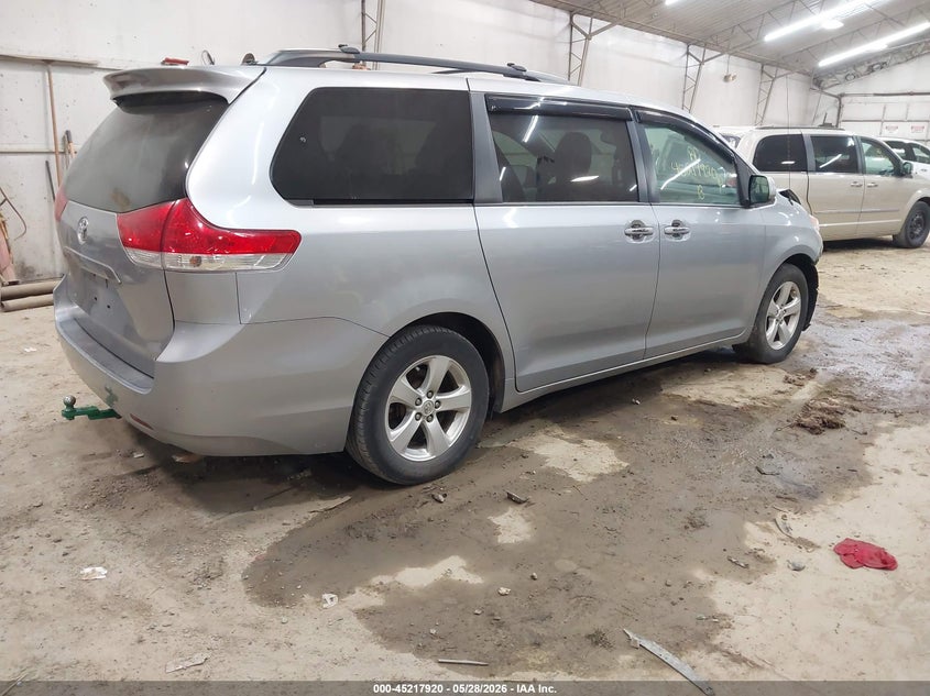2013 Toyota Sienna VIN 5TDKK3DC1DS403593 IAAI salvage auction — FRONT END, Salvage Title, sold $2,200 on 2026-07-16 (photo 4)