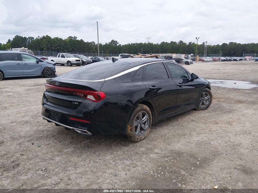 2021 Kia K5 VIN 5XXG14J27MG073809 IAAI salvage auction — LEFT FRONT, Salvage (Georgia), sold $3,650 on 2026-07-31 (photo 4)