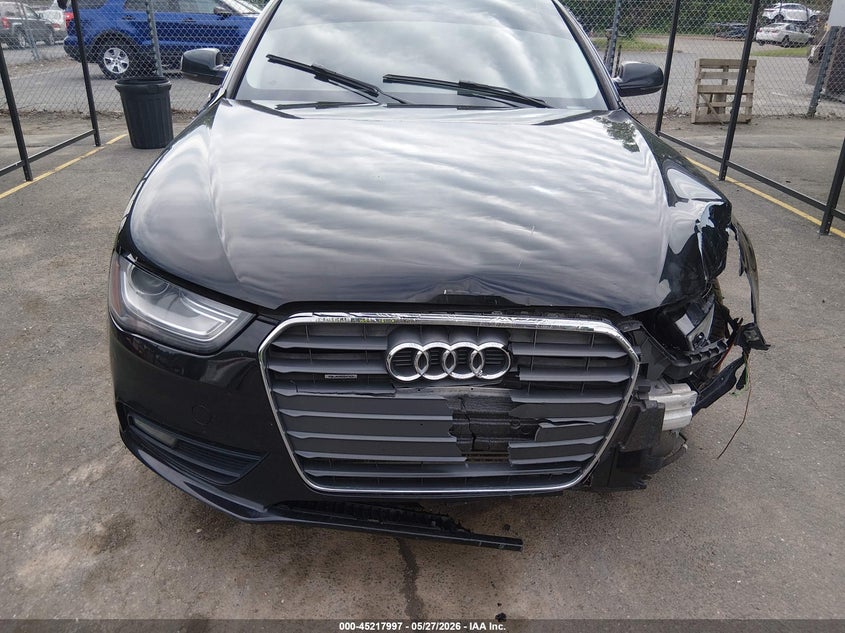 2013 Audi A4 VIN WAUFFAFLXDN006720 IAAI salvage auction — FRONT END, Salvage Title, sold $975 on 2026-07-09 (photo 6)