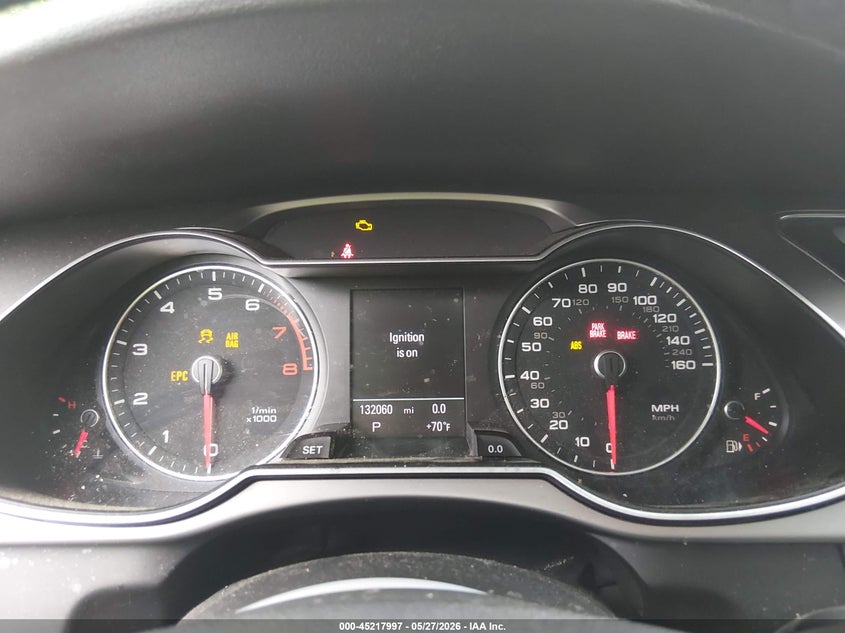 2013 Audi A4 VIN WAUFFAFLXDN006720 IAAI salvage auction — FRONT END, Salvage Title, sold $975 on 2026-07-09 (photo 7)