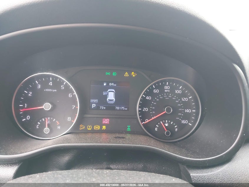 2020 Kia Sportage VIN KNDP6CAC3L7665350 IAAI salvage auction — REAR END, Salvage Title, sold $3,350 on 2026-07-24 (photo 7)
