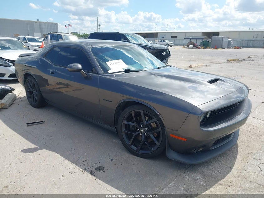 2020 Dodge Challenger VIN 2C3CDZBT5LH139400 IAAI salvage auction — WATER/FLOOD, Salvage (Texas), sold $8,900 on 2026-07-30 (photo 1)