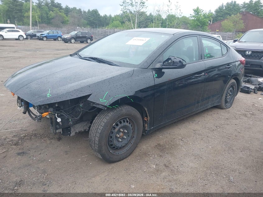 2019 Hyundai Elantra VIN KMHD74LFXKU759069 IAAI salvage auction — FRONT END, Salvage Title, sold $1,550 on 2026-07-10 (photo 2)