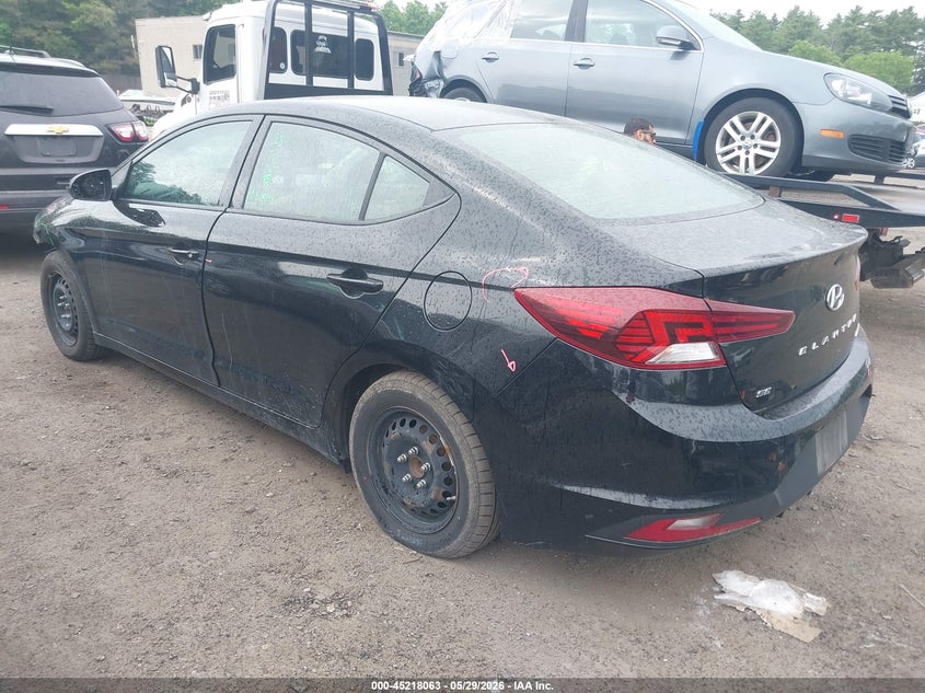 2019 Hyundai Elantra VIN KMHD74LFXKU759069 IAAI salvage auction — FRONT END, Salvage Title, sold $1,550 on 2026-07-10 (photo 3)