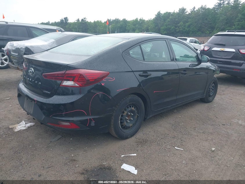 2019 Hyundai Elantra VIN KMHD74LFXKU759069 IAAI salvage auction — FRONT END, Salvage Title, sold $1,550 on 2026-07-10 (photo 4)