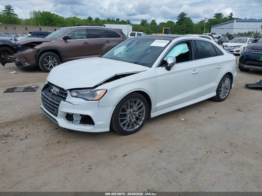 2015 Audi S3 VIN WAUBFGFF8F1120415 IAAI salvage auction — FRONT END, Salvage Title, sold $2,550 on 2026-07-29 (photo 2)
