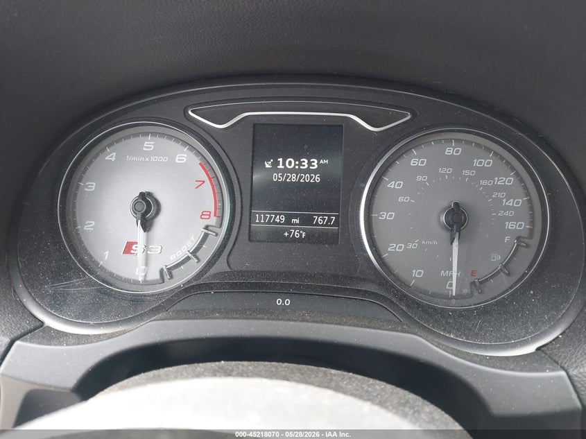 2015 Audi S3 VIN WAUBFGFF8F1120415 IAAI salvage auction — FRONT END, Salvage Title, sold $2,550 on 2026-07-29 (photo 7)