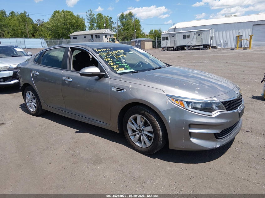 2018 Kia Optima VIN 5XXGT4L3XJG216442 IAAI salvage auction — REAR END, Salvage (Pennsylvania), sold $1,000 on 2026-07-28 (photo 1)