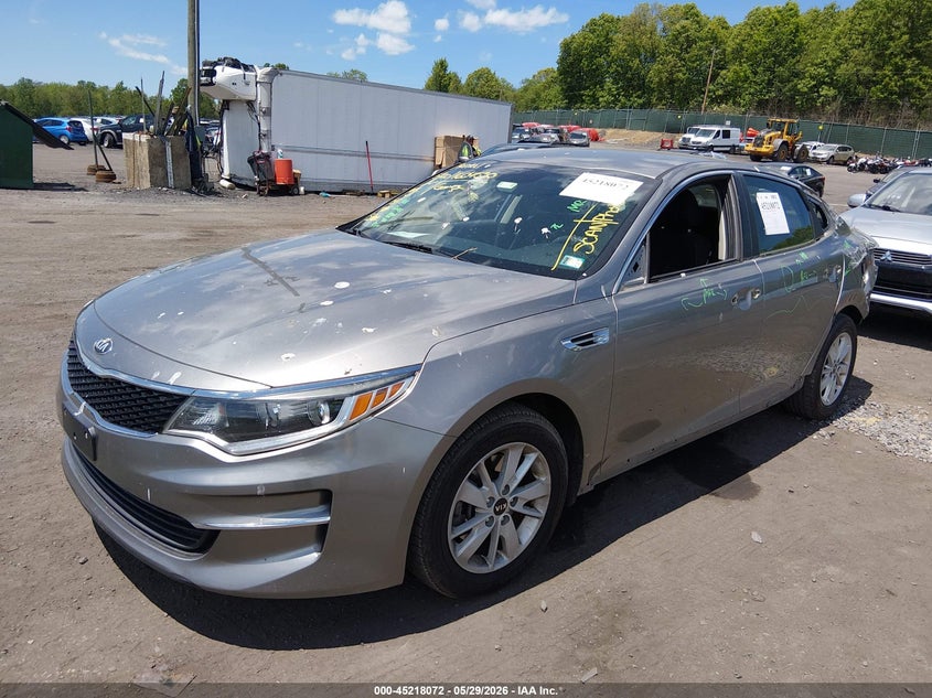 2018 Kia Optima VIN 5XXGT4L3XJG216442 IAAI salvage auction — REAR END, Salvage (Pennsylvania), sold $1,000 on 2026-07-28 (photo 2)