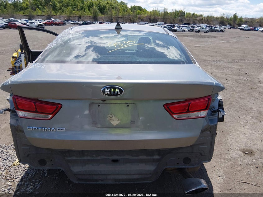 2018 Kia Optima VIN 5XXGT4L3XJG216442 IAAI salvage auction — REAR END, Salvage (Pennsylvania), sold $1,000 on 2026-07-28 (photo 6)