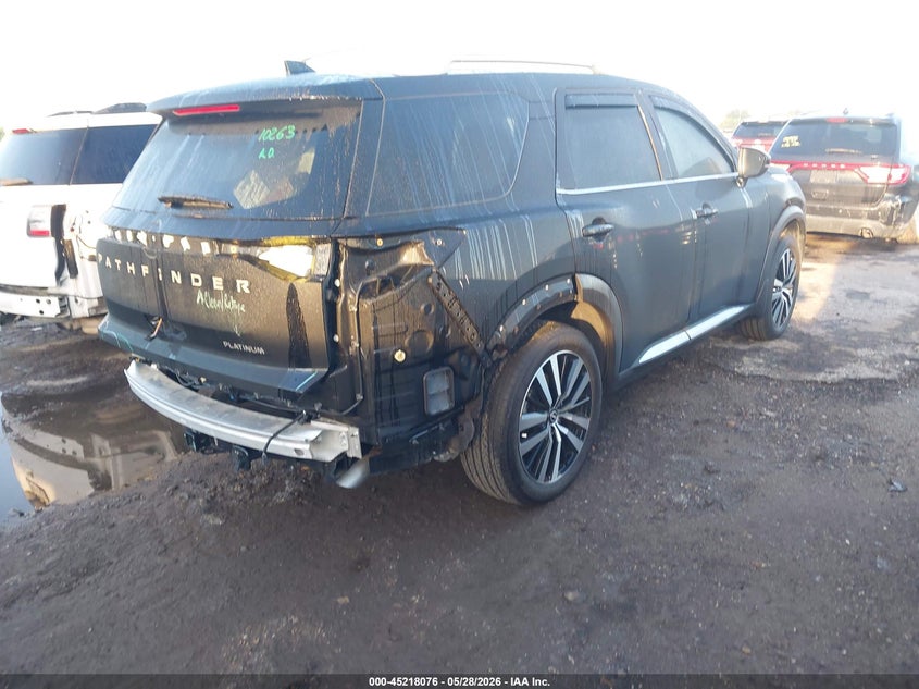 2025 Nissan Pathfinder VIN 5N1DR3DG8SC211105 IAAI salvage auction — REAR END, Salvage Title, sold $20,650 on 2026-07-29 (photo 4)