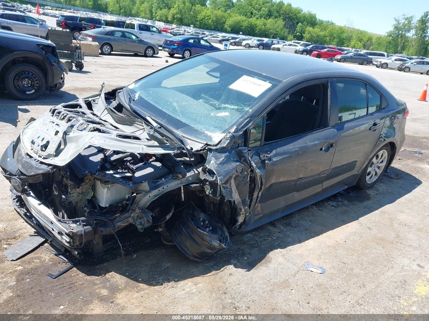2025 Toyota Corolla VIN JTDBCMFEXS3084811 IAAI salvage auction — FRONT END, Salvage Title, sold $1,300 on 2026-07-27 (photo 2)