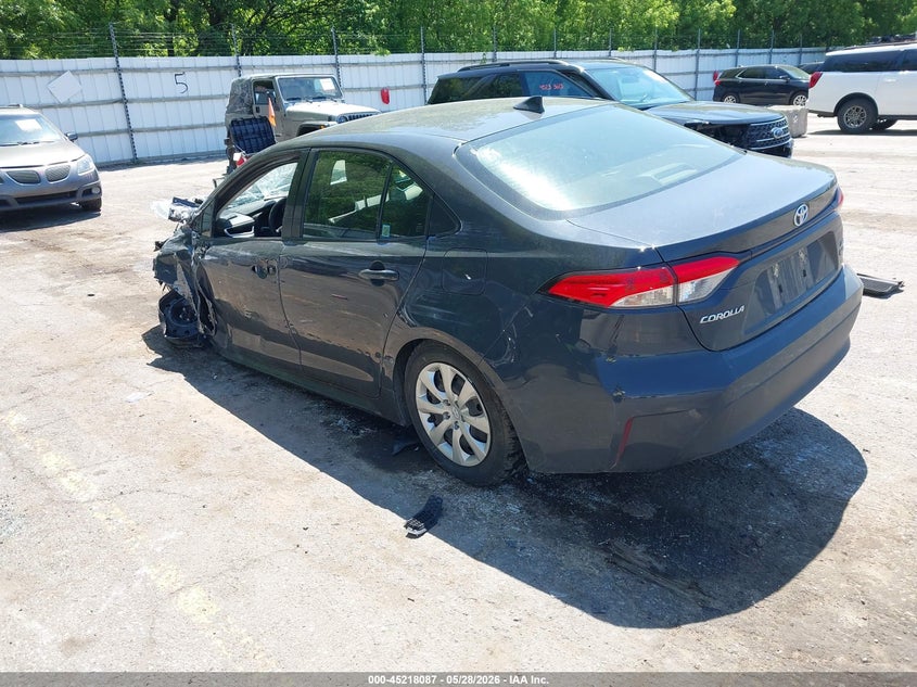2025 Toyota Corolla VIN JTDBCMFEXS3084811 IAAI salvage auction — FRONT END, Salvage Title, sold $1,300 on 2026-07-27 (photo 3)