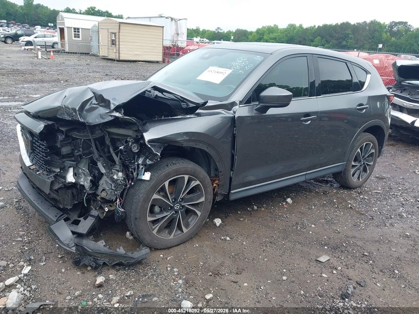 2022 Mazda Cx-5 VIN JM3KFBDM1N1619666 IAAI salvage auction — LEFT FRONT, Salvage Title, sold $6,200 on 2026-07-24 (photo 2)