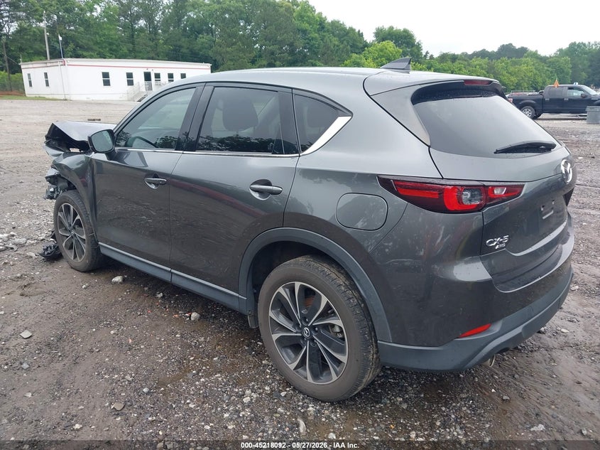 2022 Mazda Cx-5 VIN JM3KFBDM1N1619666 IAAI salvage auction — LEFT FRONT, Salvage Title, sold $6,200 on 2026-07-24 (photo 3)