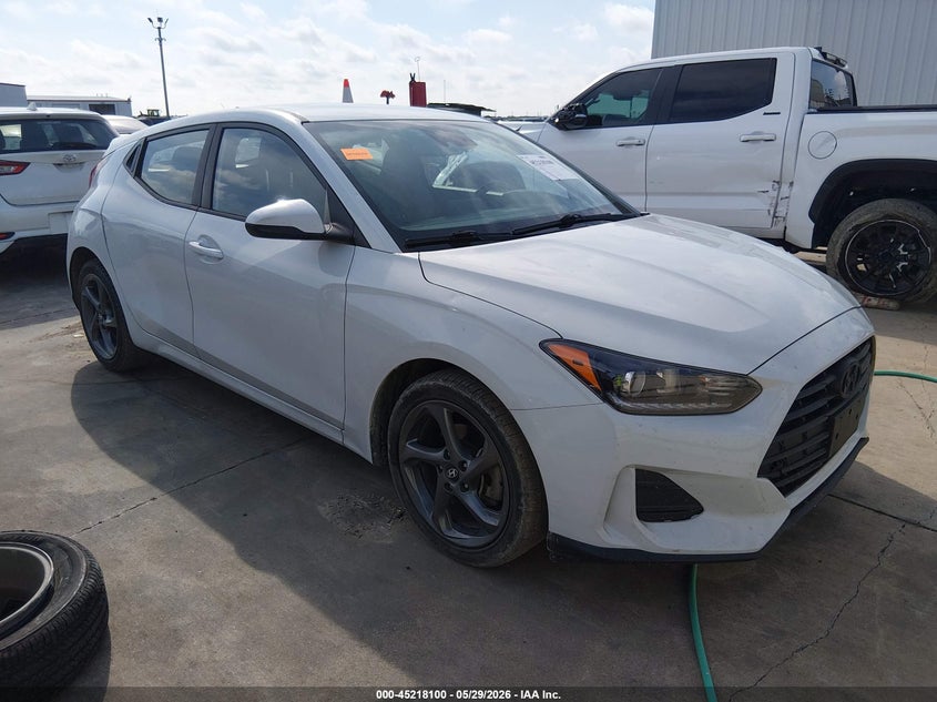 2020 Hyundai Veloster VIN KMHTG6AF1LU024606 IAAI salvage auction — HAIL, Original (Texas), sold $2,750 on 2026-07-14 (photo 1)