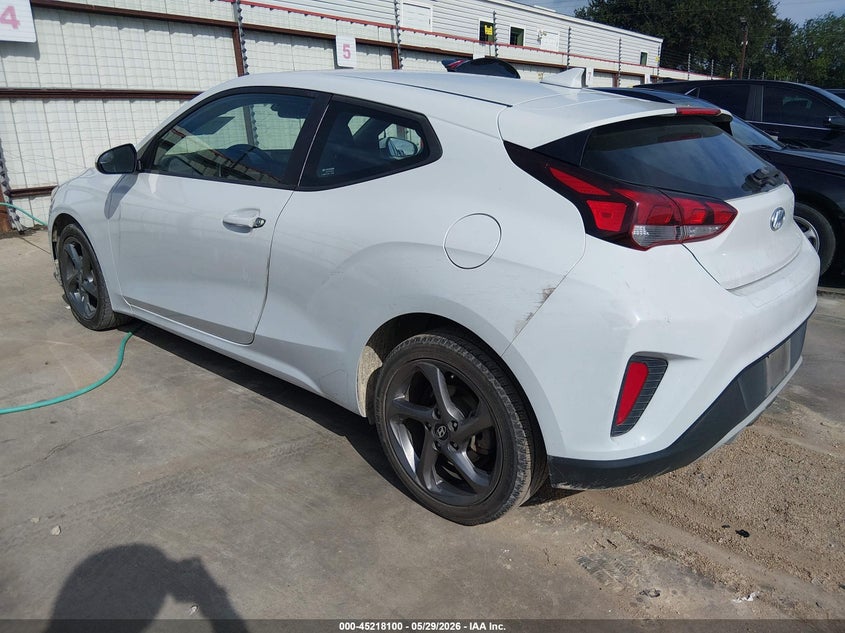 2020 Hyundai Veloster VIN KMHTG6AF1LU024606 IAAI salvage auction — HAIL, Original (Texas), sold $2,750 on 2026-07-14 (photo 3)