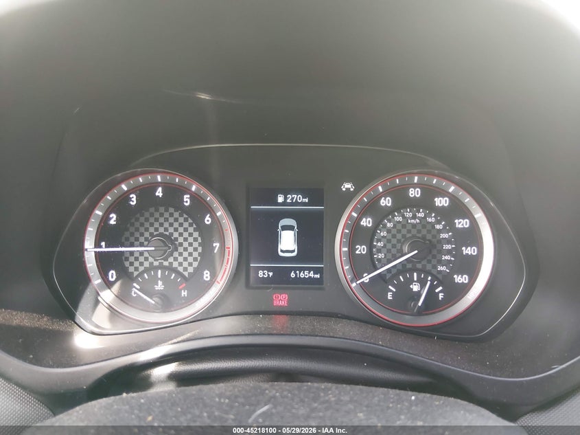 2020 Hyundai Veloster VIN KMHTG6AF1LU024606 IAAI salvage auction — HAIL, Original (Texas), sold $2,750 on 2026-07-14 (photo 7)
