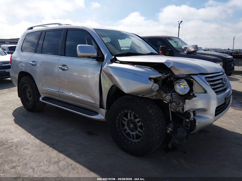 2011 Lexus Lx 570 VIN JTJHY7AX3B4075171 IAAI salvage auction — RIGHT FRONT, Original (Texas), sold $11,450 on 2026-07-21 (photo 1)
