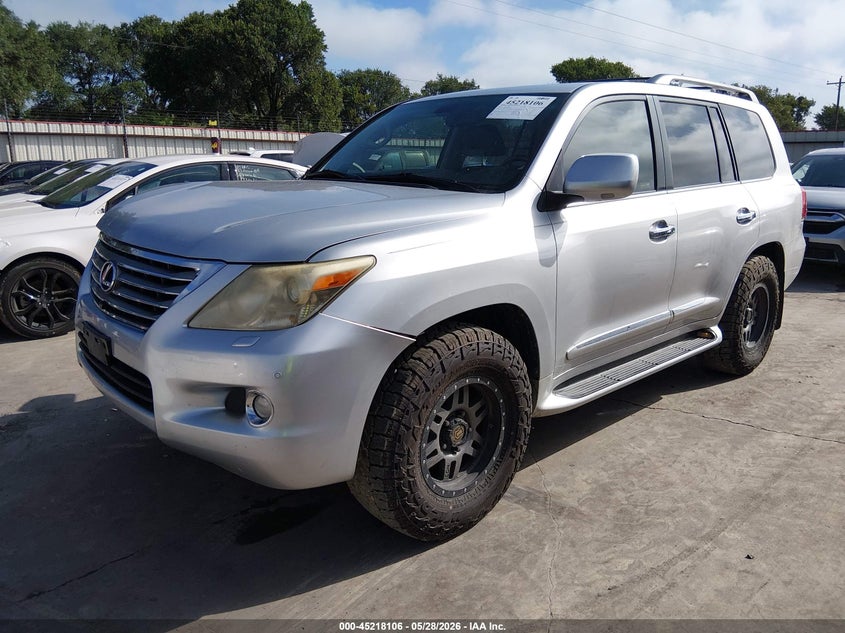 2011 Lexus Lx 570 VIN JTJHY7AX3B4075171 IAAI salvage auction — RIGHT FRONT, Original (Texas), sold $11,450 on 2026-07-21 (photo 2)