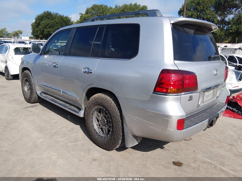2011 Lexus Lx 570 VIN JTJHY7AX3B4075171 IAAI salvage auction — RIGHT FRONT, Original (Texas), sold $11,450 on 2026-07-21 (photo 3)