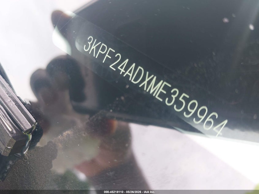 2021 Kia Forte VIN 3KPF24ADXME359964 IAAI salvage auction — ENGINE DAMAGE, Salvage Title, sold $2,375 on 2026-07-10 (photo 9)
