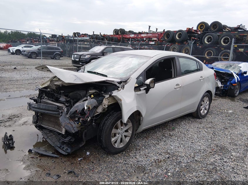 2013 Kia Rio VIN KNADN4A38D6283217 IAAI salvage auction — FRONT END, Salvage Title, sold $250 on 2026-07-17 (photo 6)