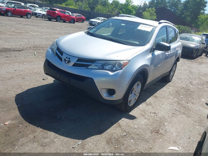 2013 Toyota Rav 4 VIN JTMBFREV5D5004733 IAAI salvage auction — REAR END, Salvage Title, sold $3,150 on 2026-08-01 (photo 2)