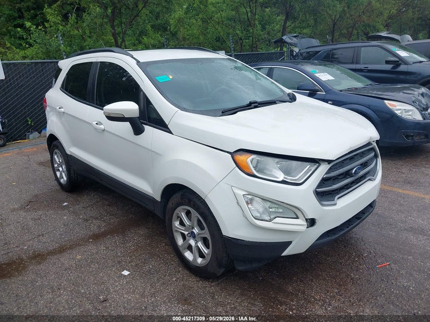 2018 Ford Ecosport VIN MAJ3P1TE8JC206775 IAAI salvage auction — FRONT END, Salvage Title, sold $1,325 on 2026-07-22 (photo 1)