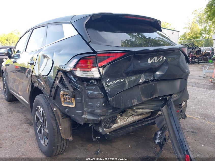 2024 Kia Sportage VIN KNDPUCDG4R7159720 IAAI salvage auction — REAR END, Scrap (Michigan), sold $3,250 on 2026-07-27 (photo 6)