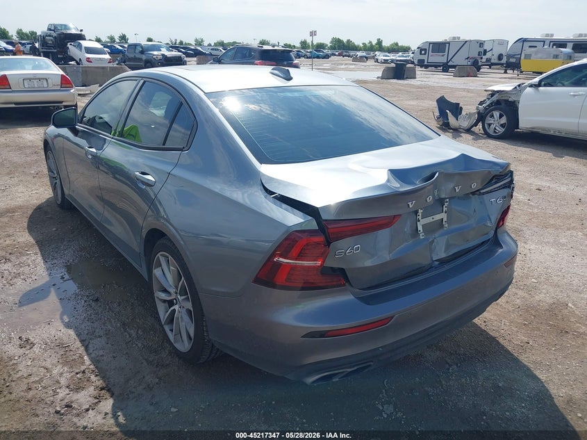 2020 Volvo S60 VIN 7JRA22TK5LG067990 IAAI salvage auction — REAR END, Wait Title, sold $6,300 on 2026-08-14 (photo 3)