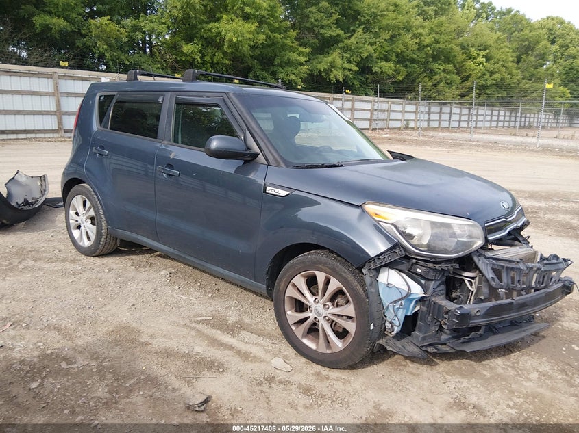2015 Kia Soul VIN KNDJP3A50F7174601 IAAI salvage auction — FRONT END, Salvage (Tennessee), sold $575 on 2026-07-08 (photo 1)
