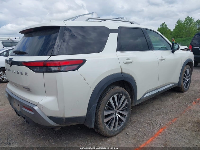 2022 Nissan Pathfinder VIN 5N1DR3DK3NC205852 IAAI salvage auction — FRONT END, Salvage Title, sold $7,600 on 2026-07-30 (photo 4)