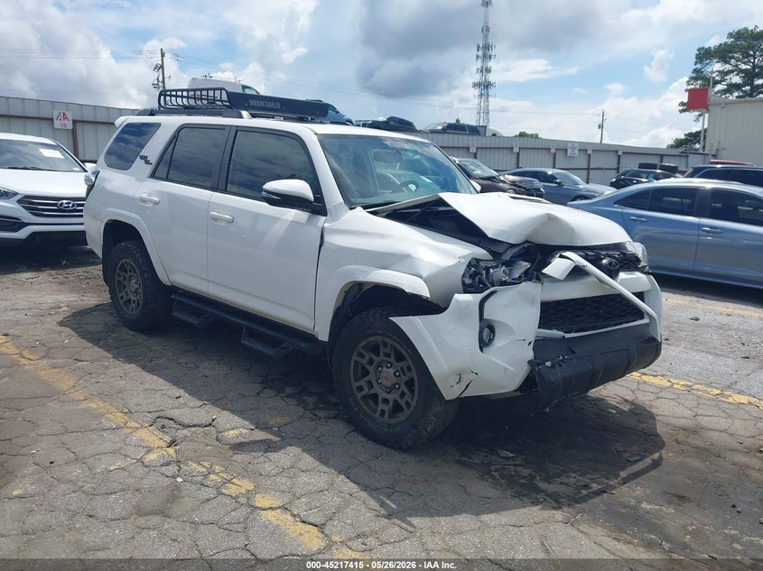 2018 Toyota 4runner VIN JTEBU5JR1J5551707 IAAI salvage auction — FRONT END, Salvage (Georgia), sold $12,100 on 2026-07-11 (photo 1)