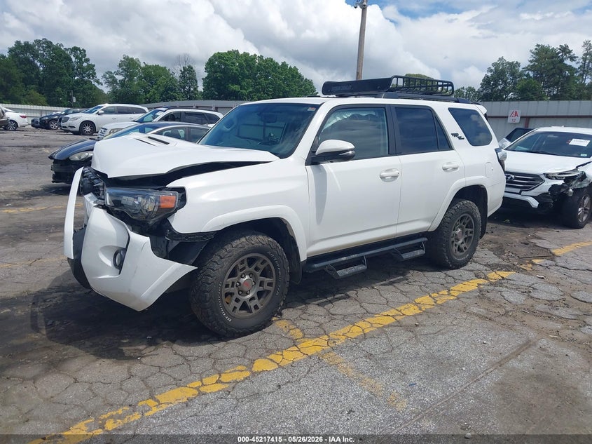 2018 Toyota 4runner VIN JTEBU5JR1J5551707 IAAI salvage auction — FRONT END, Salvage (Georgia), sold $12,100 on 2026-07-11 (photo 2)