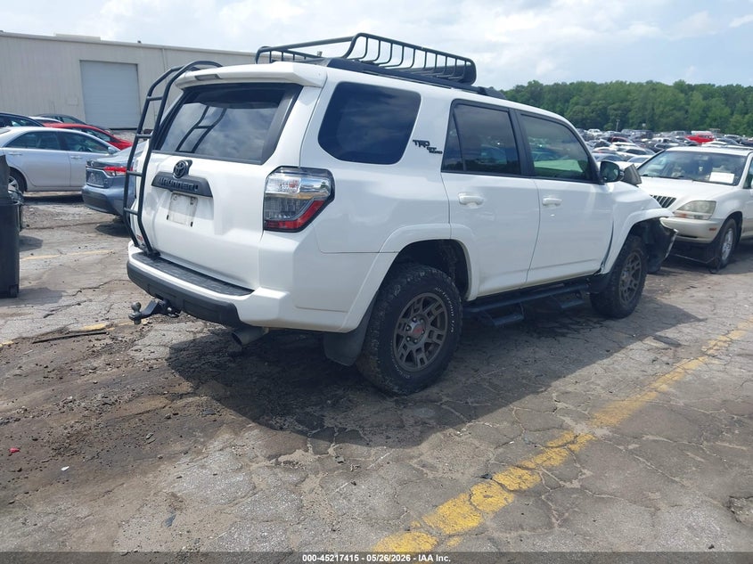2018 Toyota 4runner VIN JTEBU5JR1J5551707 IAAI salvage auction — FRONT END, Salvage (Georgia), sold $12,100 on 2026-07-11 (photo 4)