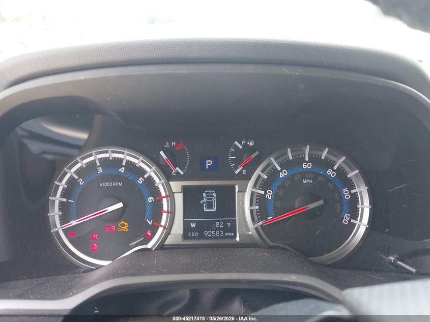2018 Toyota 4runner VIN JTEBU5JR1J5551707 IAAI salvage auction — FRONT END, Salvage (Georgia), sold $12,100 on 2026-07-11 (photo 7)