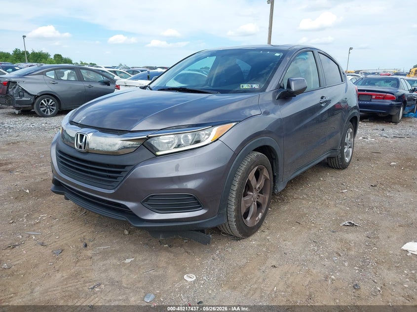 2019 Honda Hr-v VIN 3CZRU6H34KG702781 IAAI salvage auction — REAR END, Salvage Title, sold $3,200 on 2026-07-18 (photo 2)