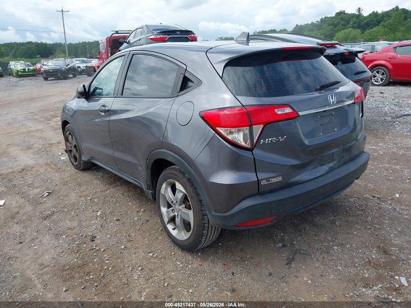 2019 Honda Hr-v VIN 3CZRU6H34KG702781 IAAI salvage auction — REAR END, Salvage Title, sold $3,200 on 2026-07-18 (photo 3)