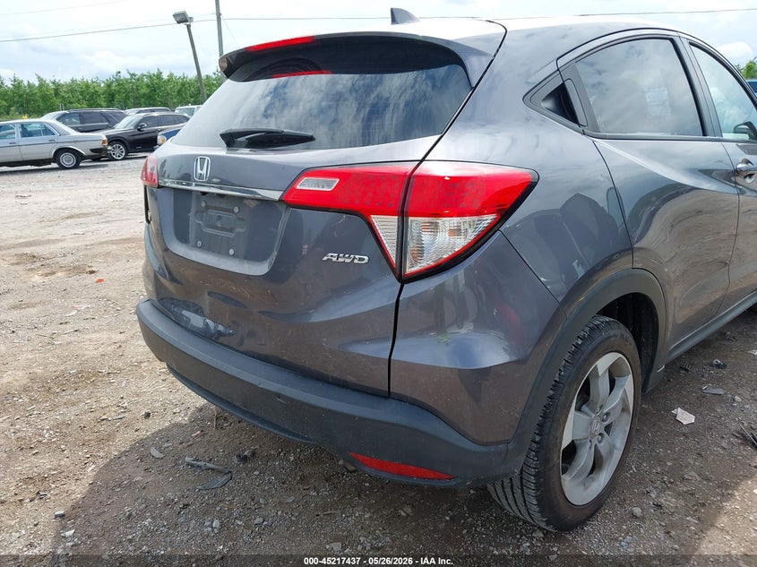 2019 Honda Hr-v VIN 3CZRU6H34KG702781 IAAI salvage auction — REAR END, Salvage Title, sold $3,200 on 2026-07-18 (photo 6)