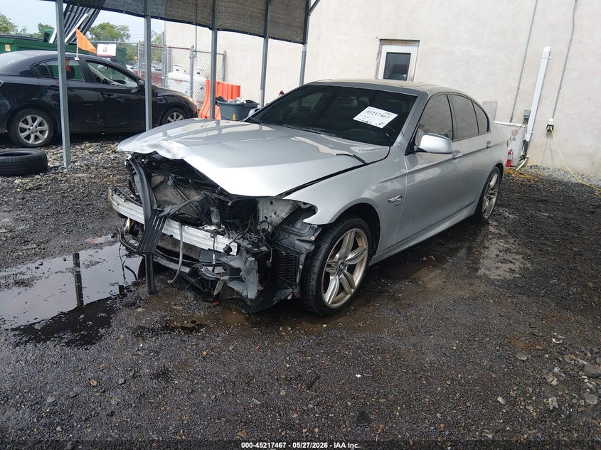 2012 BMW 5er VIN WBAFU7C55CDU60375 IAAI salvage auction — FRONT END, Salvage (Delaware), sold $475 on 2026-07-27 (photo 2)