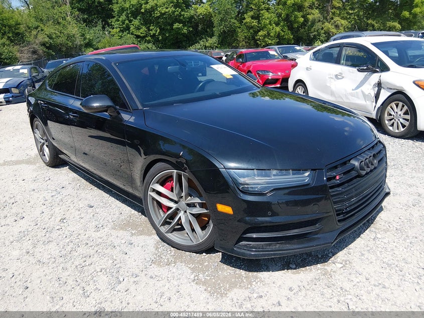 2017 Audi S7 VIN WAUWFAFCXHN040792 IAAI salvage auction — WATER/FLOOD, Salvage (Ohio), sold $525 on 2026-07-28 (photo 1)