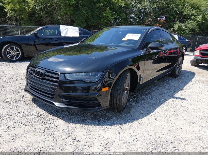 2017 Audi S7 VIN WAUWFAFCXHN040792 IAAI salvage auction — WATER/FLOOD, Salvage (Ohio), sold $525 on 2026-07-28 (photo 2)