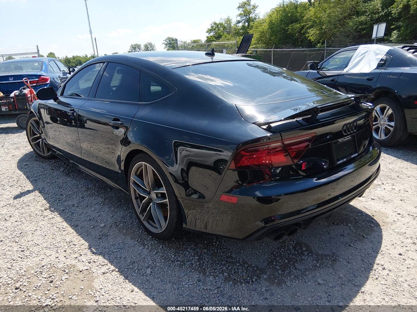 2017 Audi S7 VIN WAUWFAFCXHN040792 IAAI salvage auction — WATER/FLOOD, Salvage (Ohio), sold $525 on 2026-07-28 (photo 3)