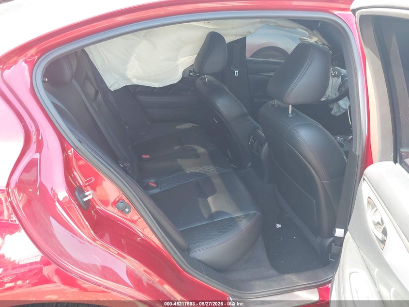 2019 Infiniti Q50 VIN JN1FV7ARXKM800823 IAAI salvage auction — FRONT & REAR, Salvage - Greater Than 75% (Maryland), sold $2,650 on 2026-07-28 (photo 8)