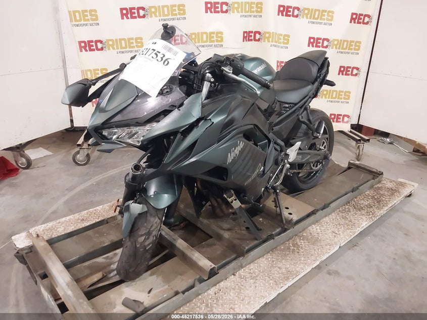 2025 Kawasaki Ninja VIN ML5EXEP10SDAF2410 IAAI salvage auction — SUSPENSION, Salvage Title, sold $1,200 on 2026-07-14 (photo 2)