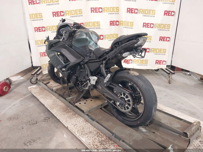 2025 Kawasaki Ninja VIN ML5EXEP10SDAF2410 IAAI salvage auction — SUSPENSION, Salvage Title, sold $1,200 on 2026-07-14 (photo 3)