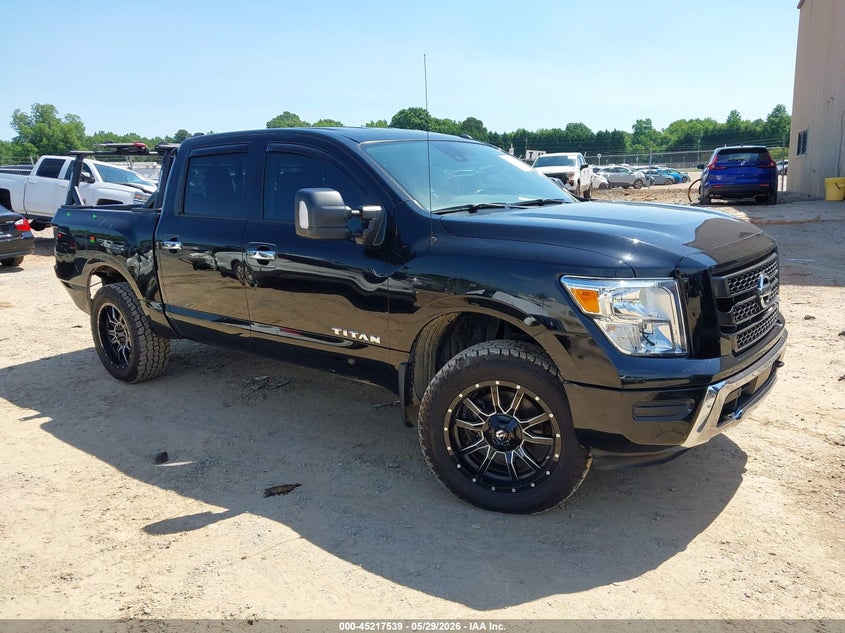 2021 Nissan TITAN VIN 1N6AA1ED5MN511051 IAAI salvage auction — REAR END, Wait Title, sold $7,050 on 2026-08-31 (photo 1)